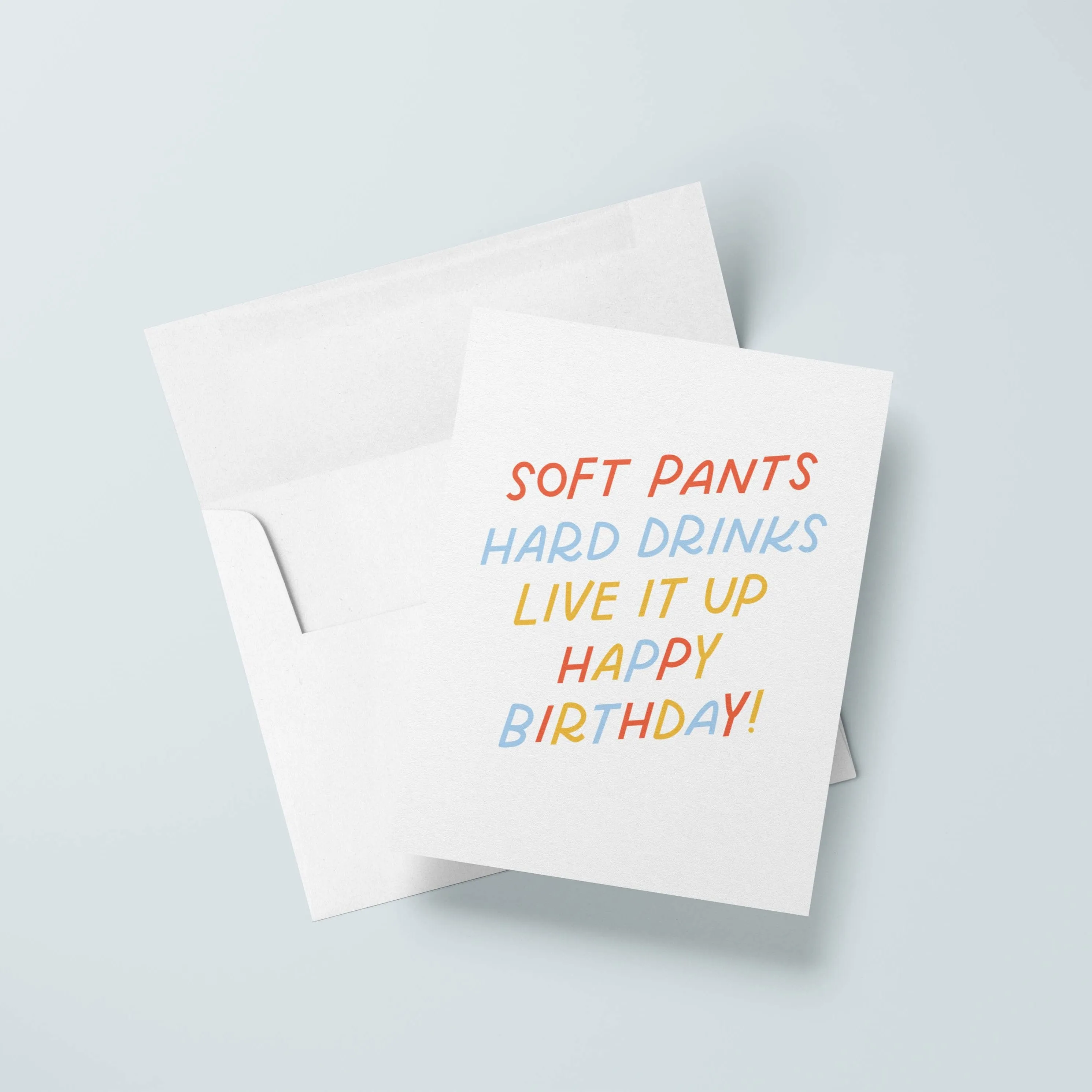 Live It Up Birthday Card