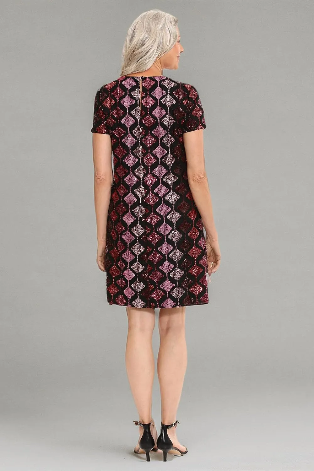 London Times Women's Sequin Dress Occasion Event Party
