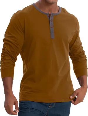 Long Sleeve Polo Shirts for Men Big and Tall Button Down Shirt Tops Casual Cotton Classic Work Collared Basic Golf Shirt