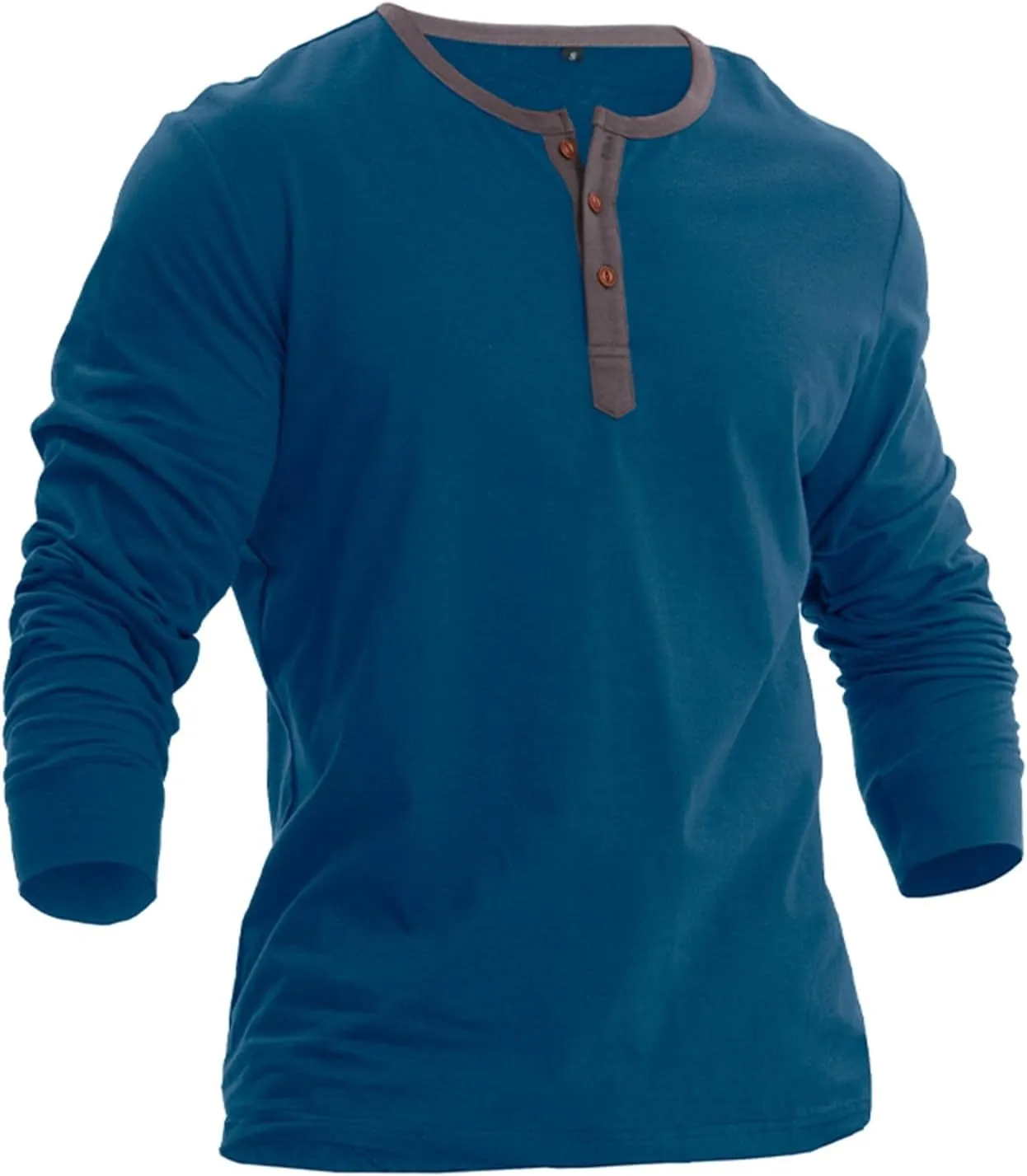 Long Sleeve Polo Shirts for Men Big and Tall Button Down Shirt Tops Casual Cotton Classic Work Collared Basic Golf Shirt