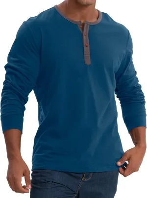 Long Sleeve Polo Shirts for Men Big and Tall Button Down Shirt Tops Casual Cotton Classic Work Collared Basic Golf Shirt