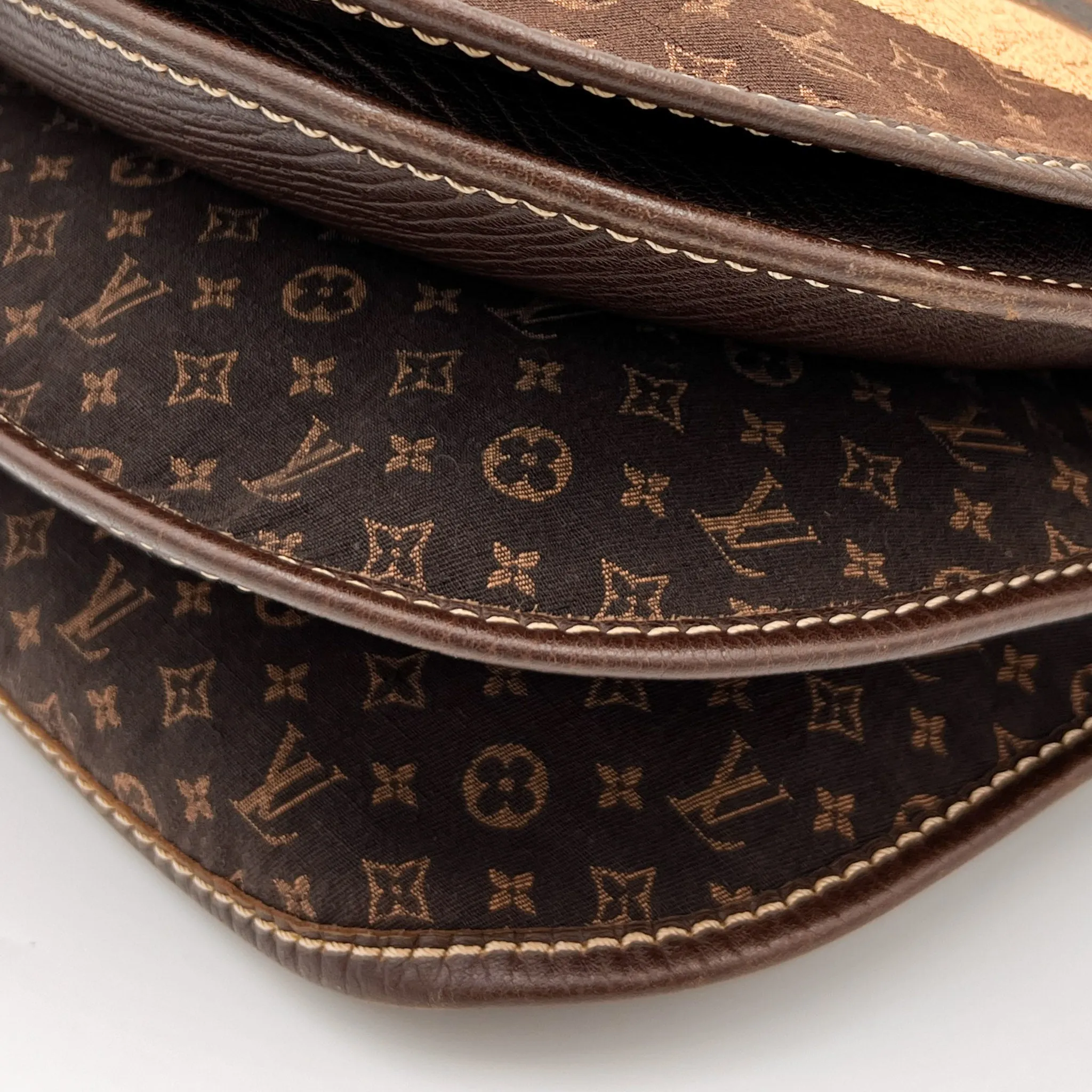Louis Vuitton Limited Edition Amman Rope Handle & Flap Messenger Bag