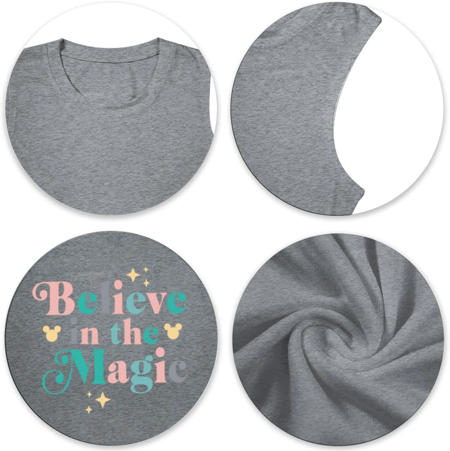 Magic Tank Tops Magic Kingdom Shirts Women Cute Believe in Magic Graphic Vest Summer Sleeveless Vacation Tanks Tops