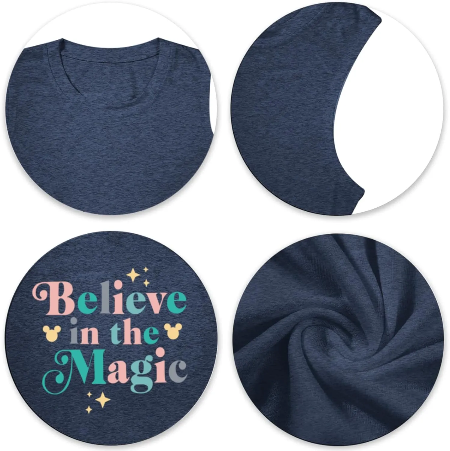 Magic Tank Tops Magic Kingdom Shirts Women Cute Believe in Magic Graphic Vest Summer Sleeveless Vacation Tanks Tops