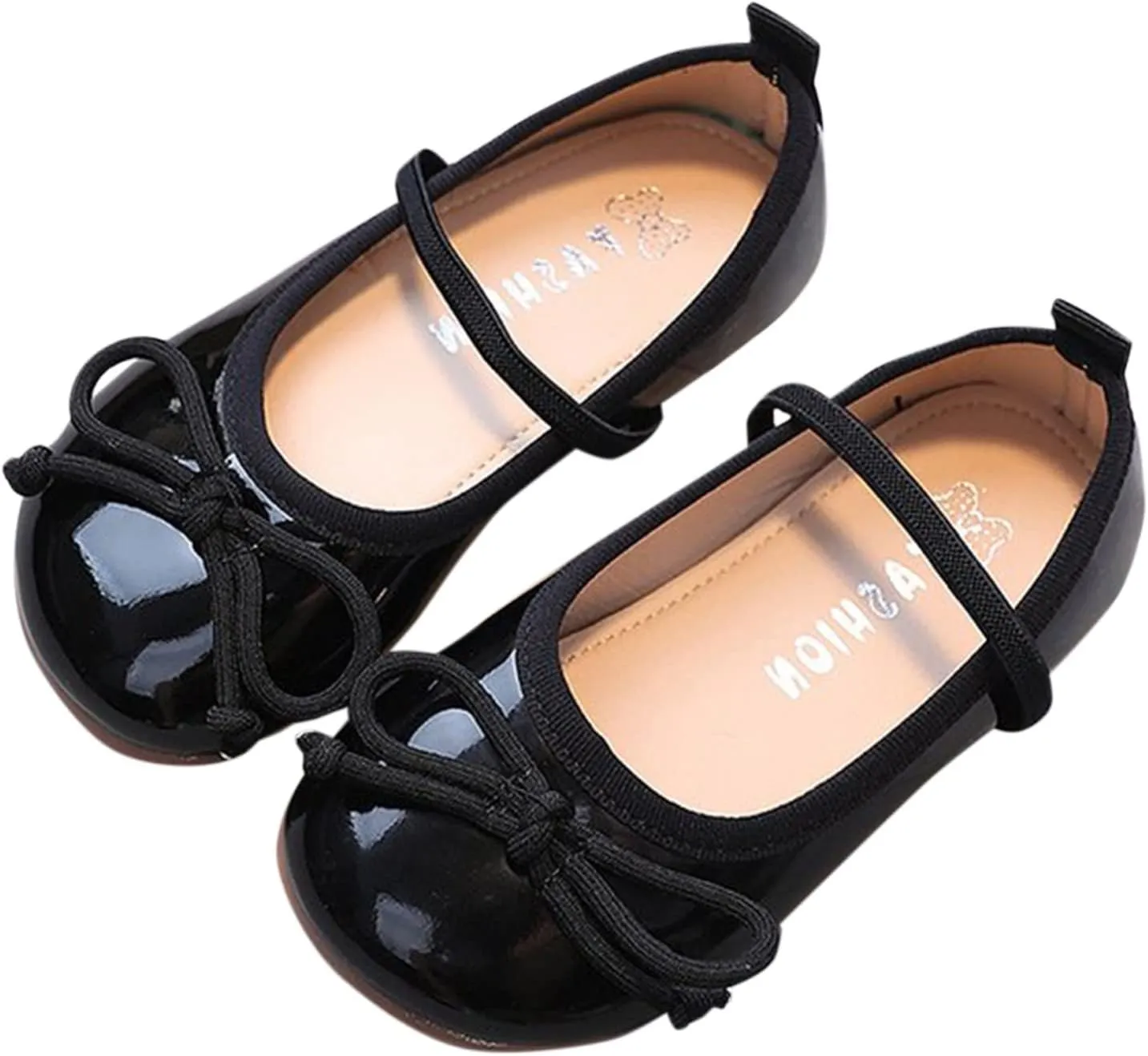 Mary Jane Flat Shoes for Little Girls Toddler Kids Dress Ballet Shoes Non Slip Soft Sole Robe Princess Shoes