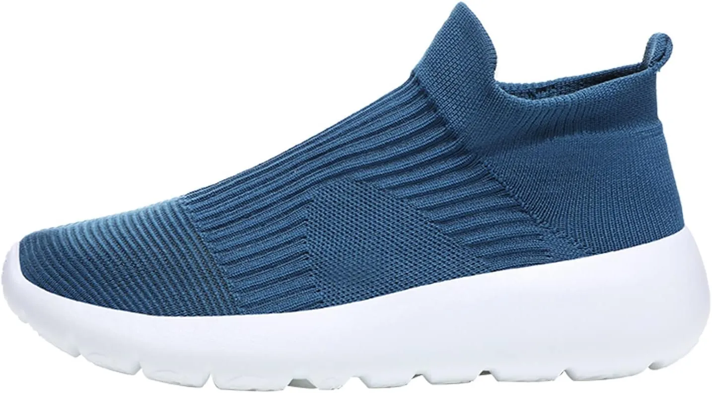 Men Sports Shoes New Pattern Summer Mesh Breathable Comfortable Simple Solid Color Slip On Fashion Sneaker Men Casual