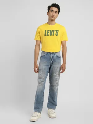 Men's 550 Light Blue Relaxed Fit Mid Rise Jeans