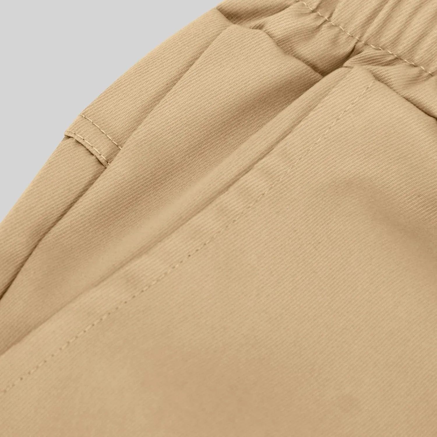 Mens Casual Shorts - Cotton Drawstring Cargo Shorts Summer Beach Stretch Twill Chino Golf Shorts Comfy Beach Outfits