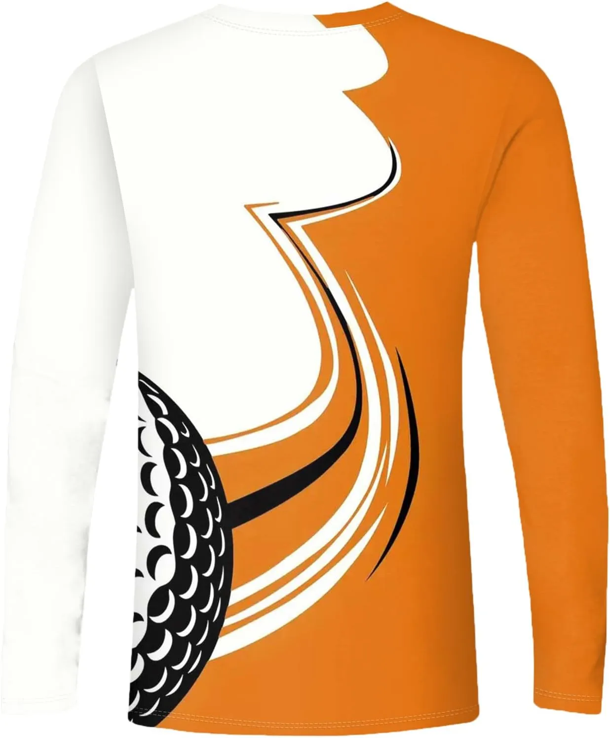 Mens Graphic T-Shirts Fall Casual Crew Neck Shirt Long Sleeve Designer Vintage Clothing