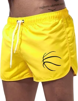Mens Hiking Shorts Slim-Fit Elastic Beach Shorts Gym Basketball Lightweight Classic Regular Activewear Pants