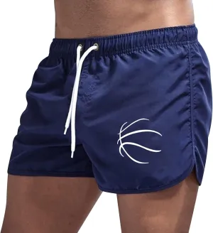 Mens Hiking Shorts Slim-Fit Elastic Beach Shorts Gym Basketball Lightweight Classic Regular Activewear Pants