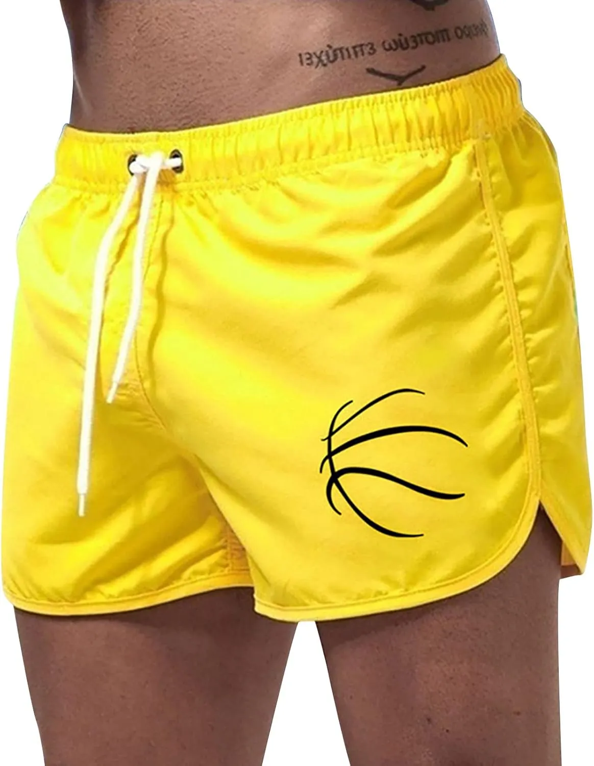 Mens Hiking Shorts Slim-Fit Elastic Beach Shorts Gym Basketball Lightweight Classic Regular Activewear Pants