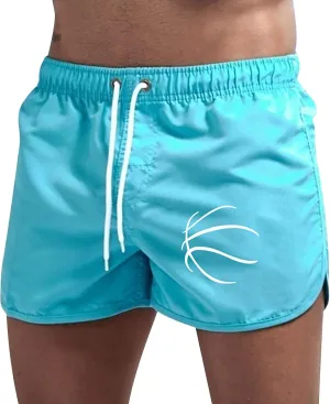 Mens Hiking Shorts Slim-Fit Elastic Beach Shorts Gym Basketball Lightweight Classic Regular Activewear Pants