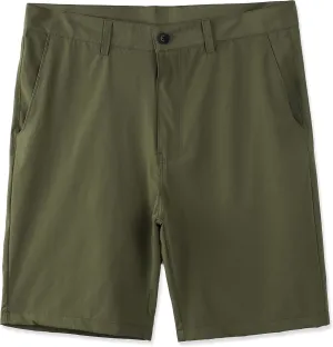 Men's Performance Quick Dry Slim Fit 9 Inch Active Hybrid Dress Chino Golf Hiking Shorts
