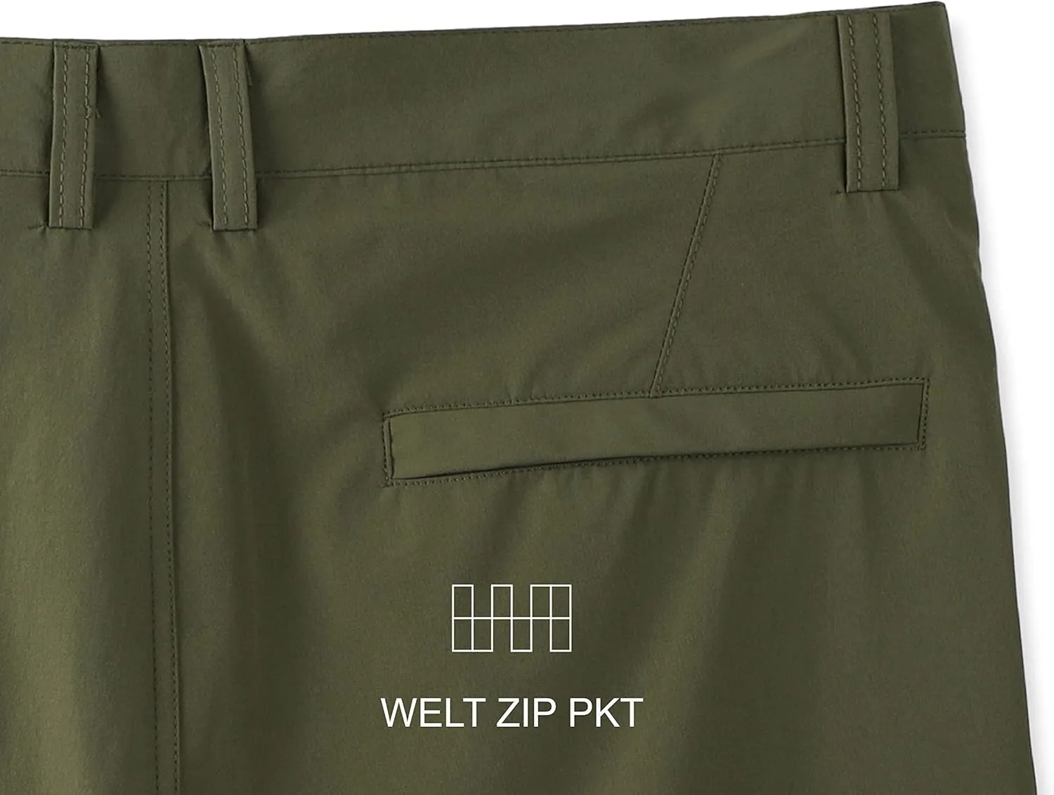 Men's Performance Quick Dry Slim Fit 9 Inch Active Hybrid Dress Chino Golf Hiking Shorts