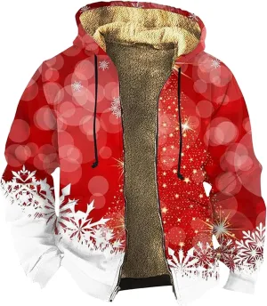 Men's Puffer Jacket Waterproof Winter Coats Western Cowboy 3D Printed Hooded Thermal Snowboard Jacket Parka Raincoat