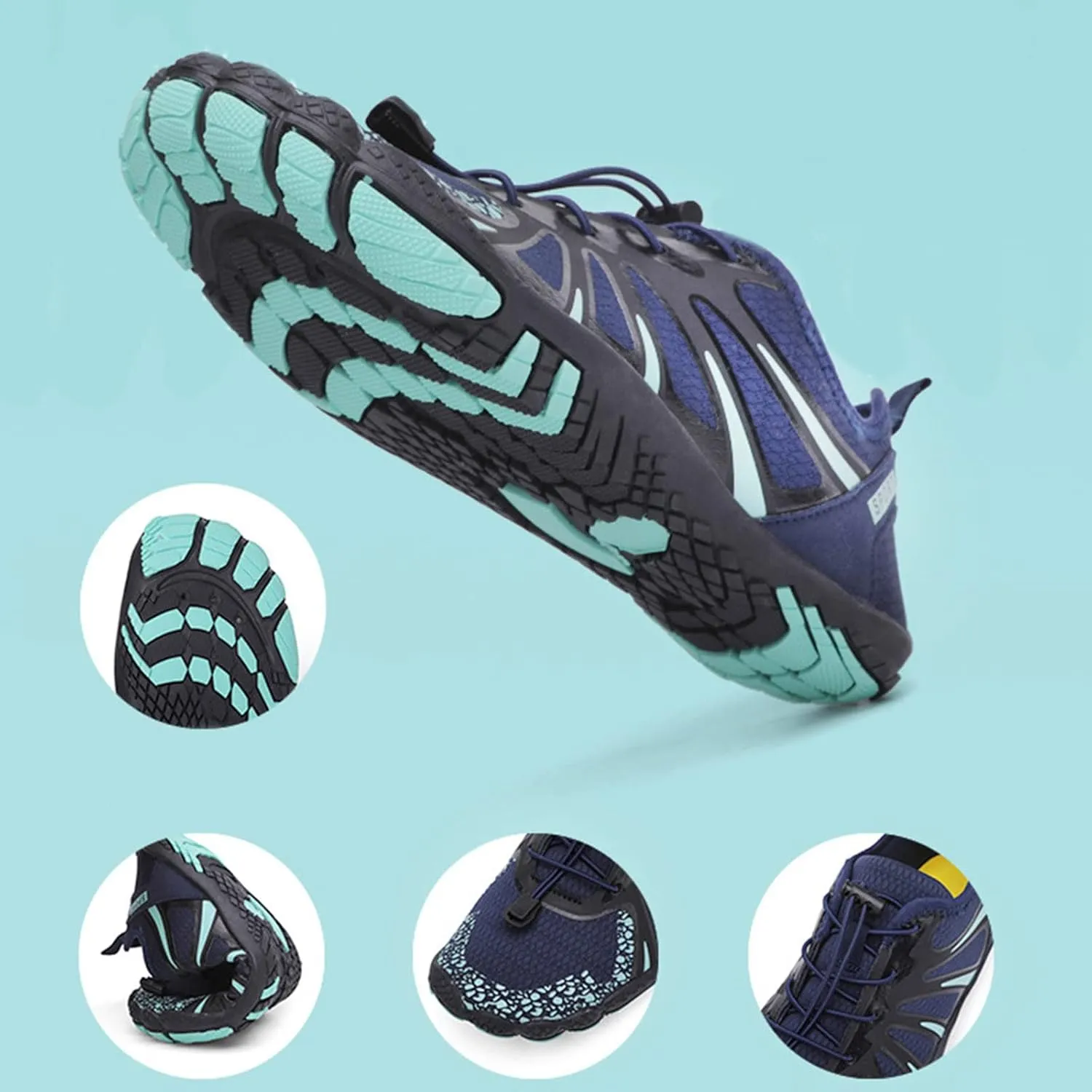 Mens Quick Drying Wading Shoes Summer Swim Sports Shoes for Boating Diving Fishing Lightweight Surfing Shoe