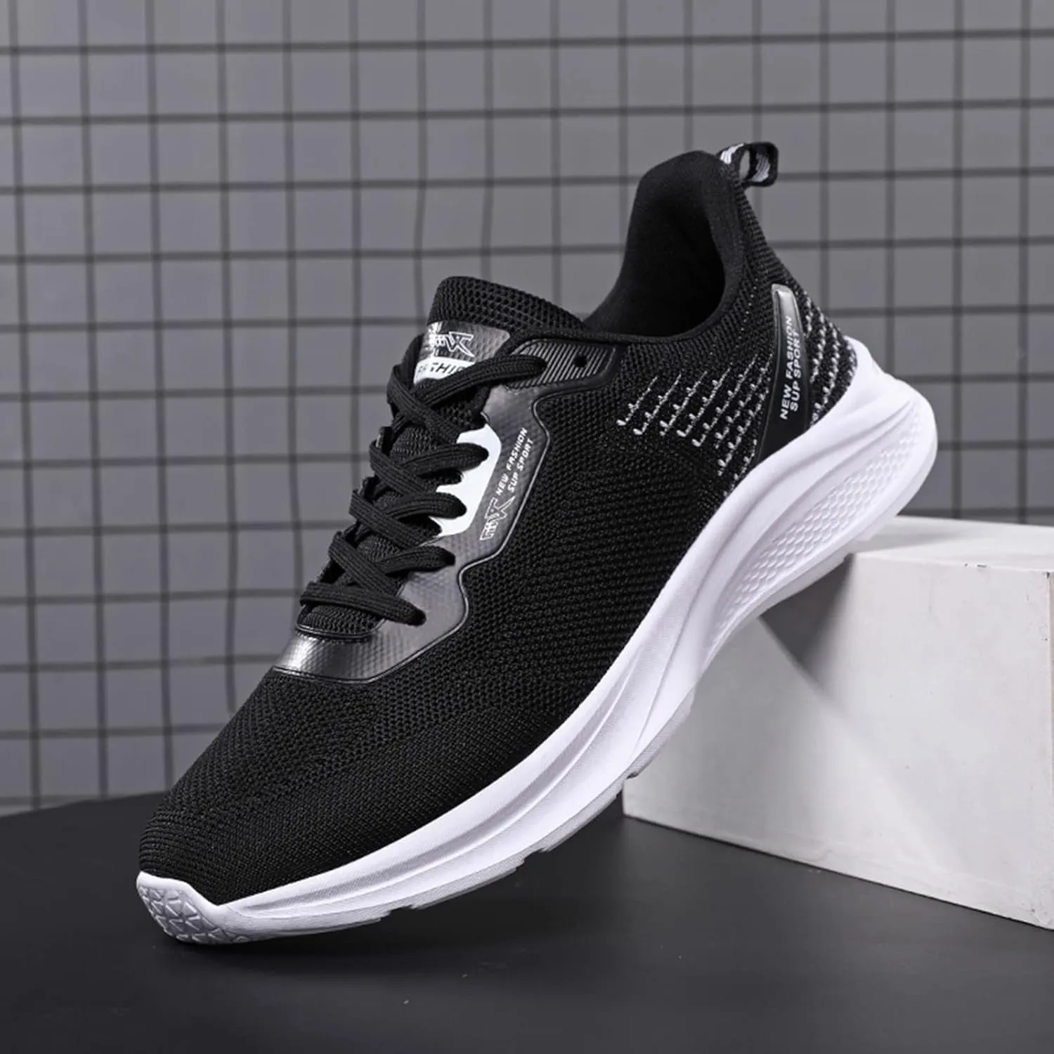 Mens Slip on Shoes Mens Athletic Shoes Shoe for Men Walking Shoe for Men Comfortable Running Trail Sneaker