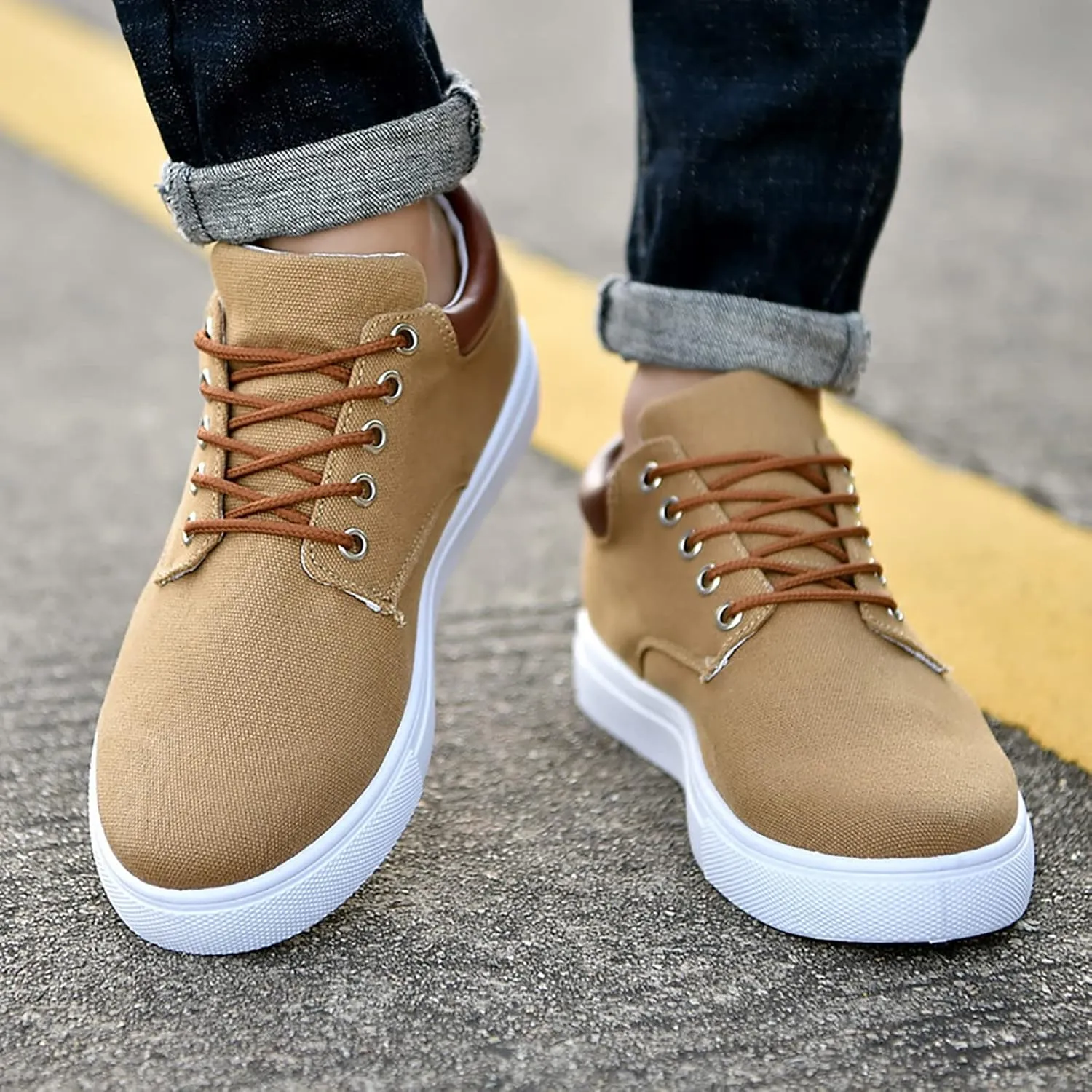 Mens Slip on Shoes Men's Sneakers Slip on Shoe for Men Shoe for Men Athletic Gym for Everyday and Travel Sneaker
