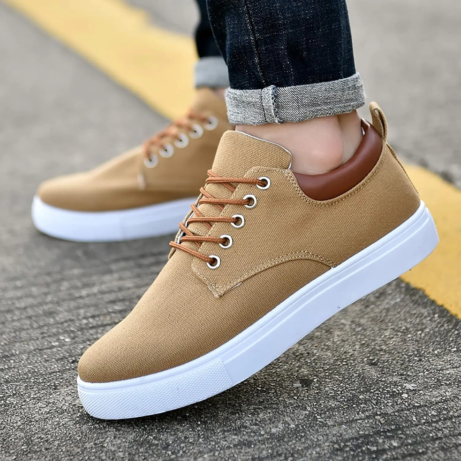 Mens Slip on Shoes Men's Sneakers Slip on Shoe for Men Shoe for Men Athletic Gym for Everyday and Travel Sneaker