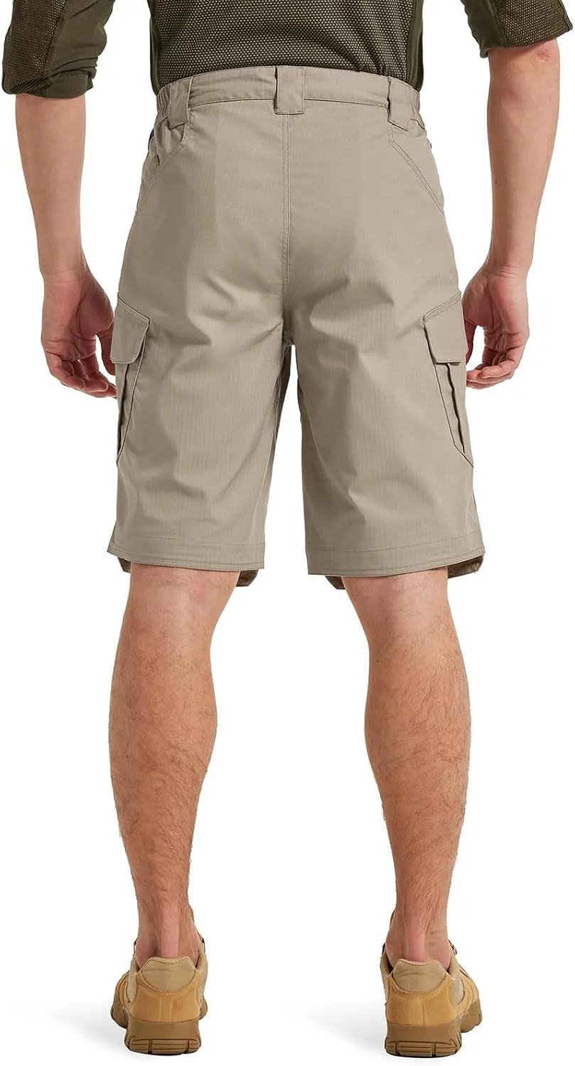 Men's Stretch Cargo Shorts Lightweight Water Resistant Hiking Shorts Tactical Work Shorts with Multi Pockets