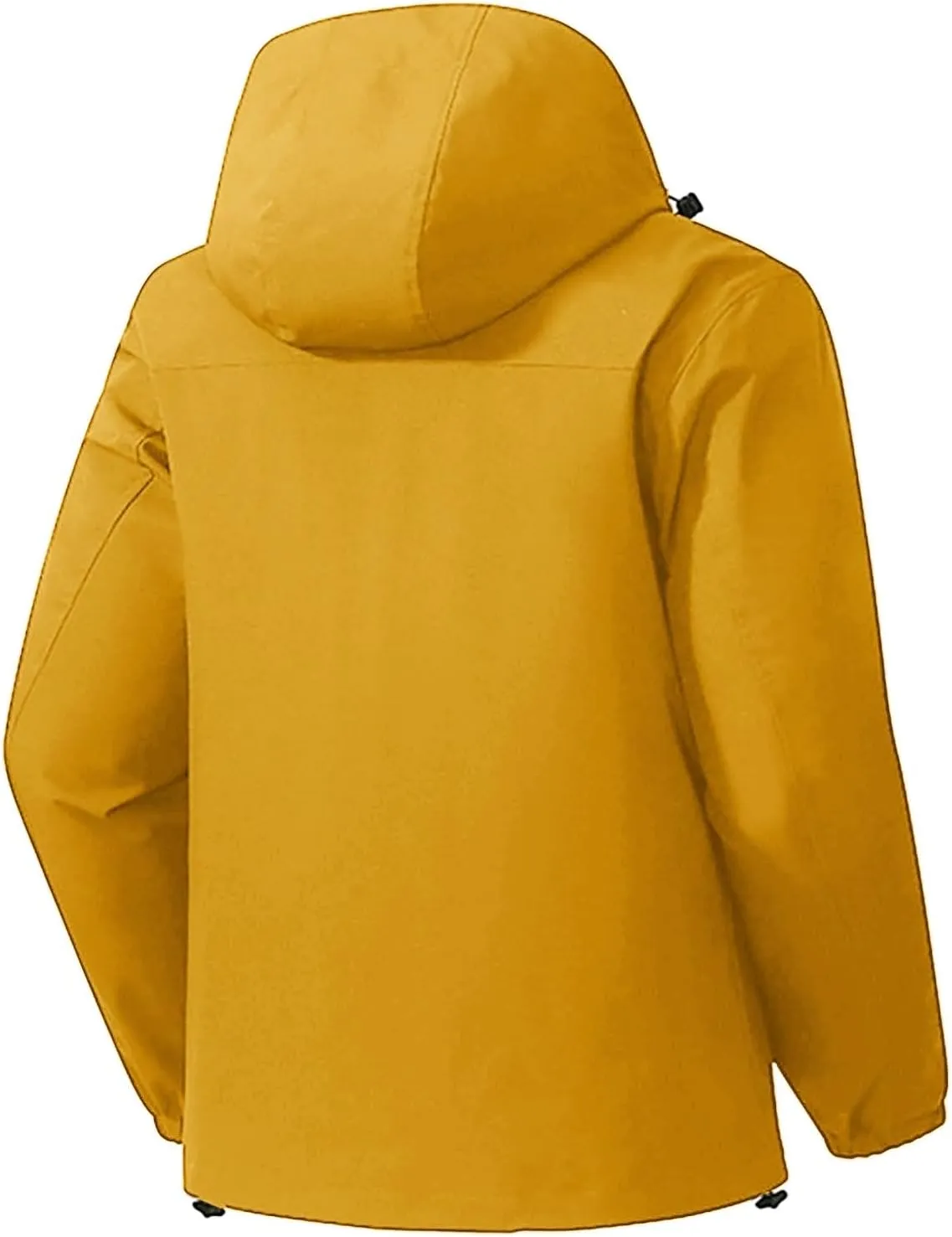 Men's Tactical Jacket Waterproof Softshell Fleece Lined Hooded Coats Outdoor Hiking Windbreaker