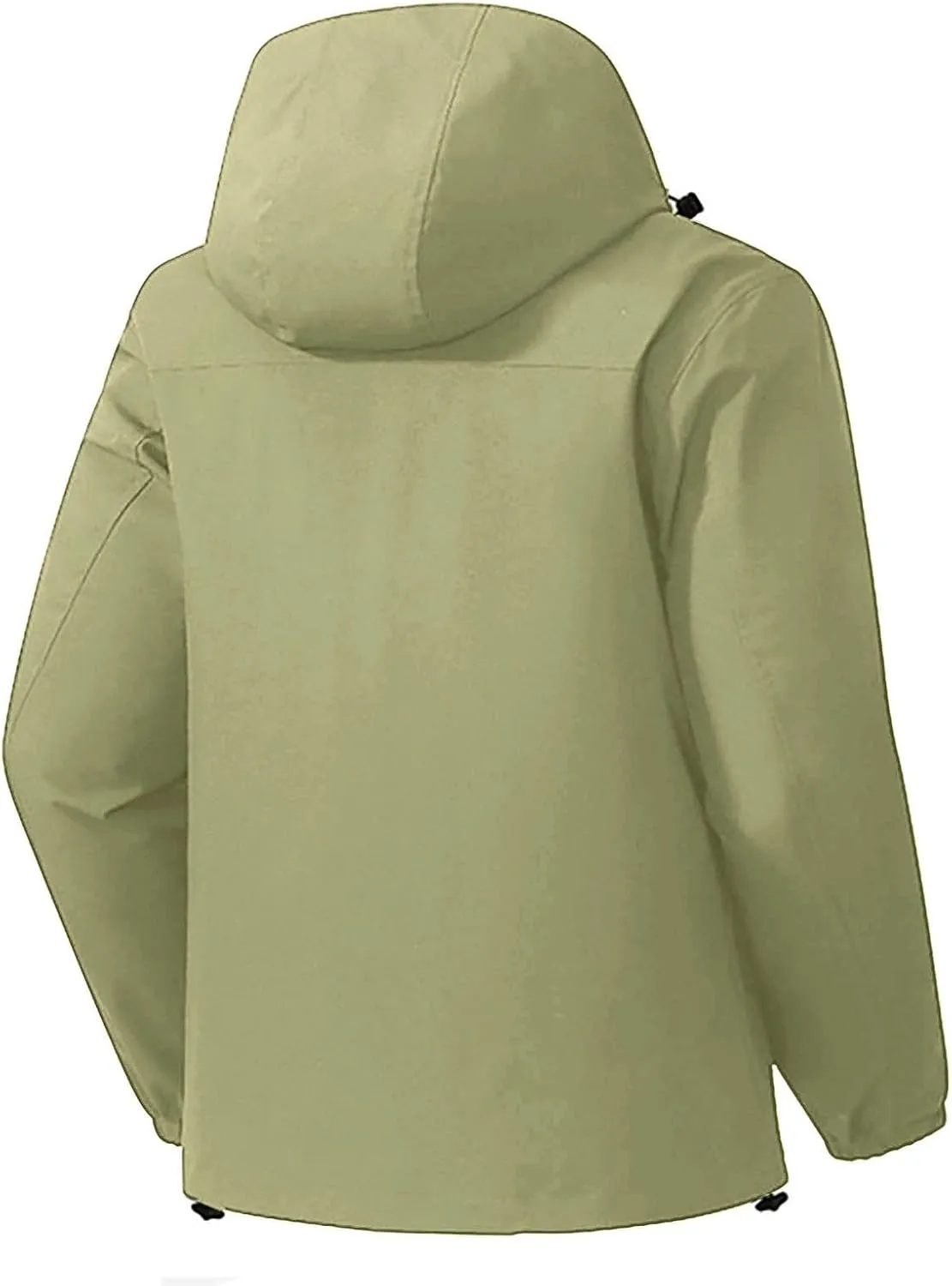 Men's Tactical Jacket Waterproof Softshell Fleece Lined Hooded Coats Outdoor Hiking Windbreaker