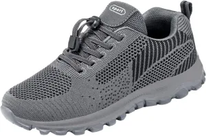 Mens Tennis Shoes Non Slip Shoes Lightweight Breathable Slip on Running Fashion Men's Casual Sneakers Mesh Breathable Walking on for Men White Sneakers