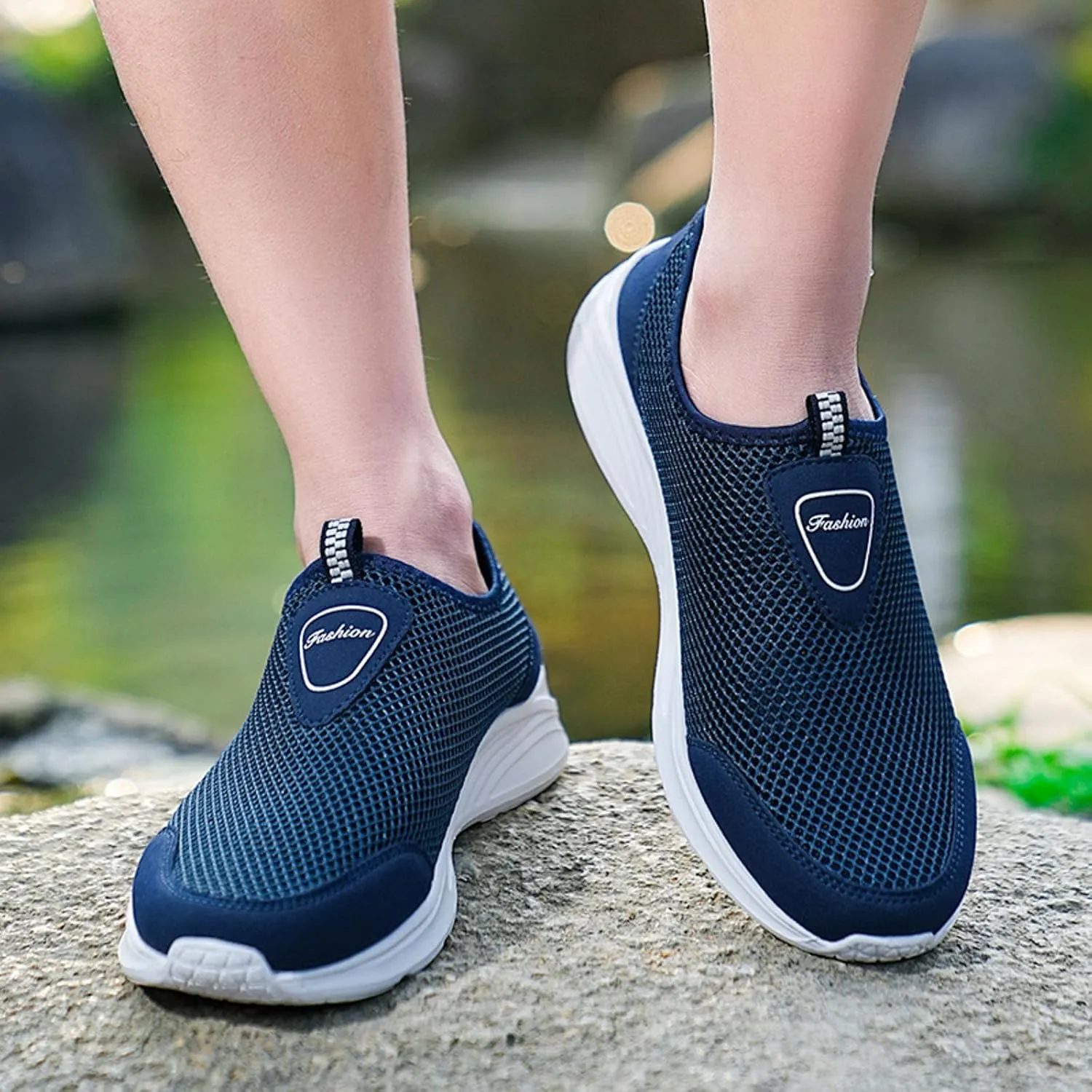 Mens Walking Shoes Mens Slip on Shoes Shoe for Men Slip on Shoe for Men Mesh Sport Sneaker