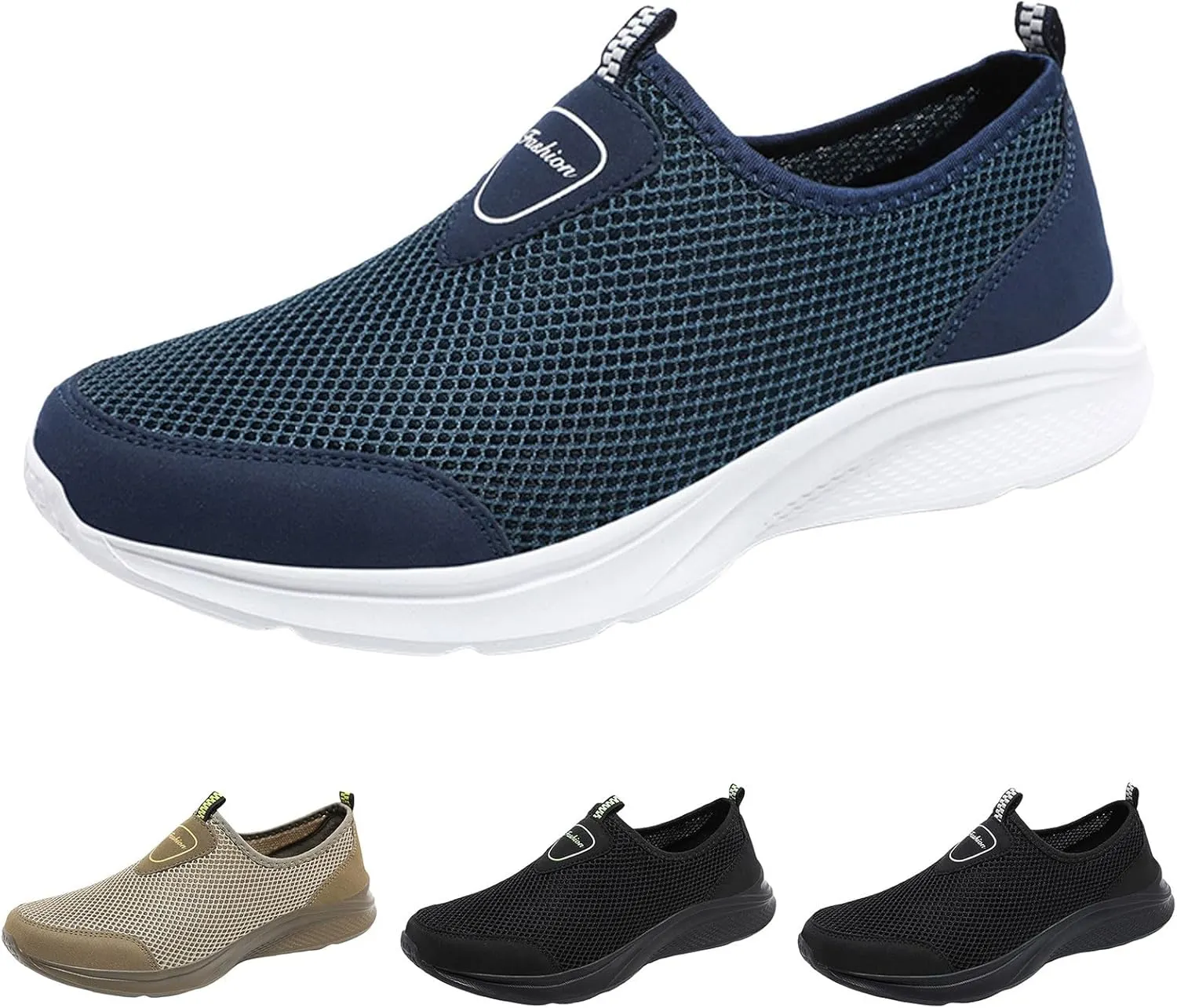 Mens Walking Shoes Mens Slip on Shoes Shoe for Men Slip on Shoe for Men Mesh Sport Sneaker
