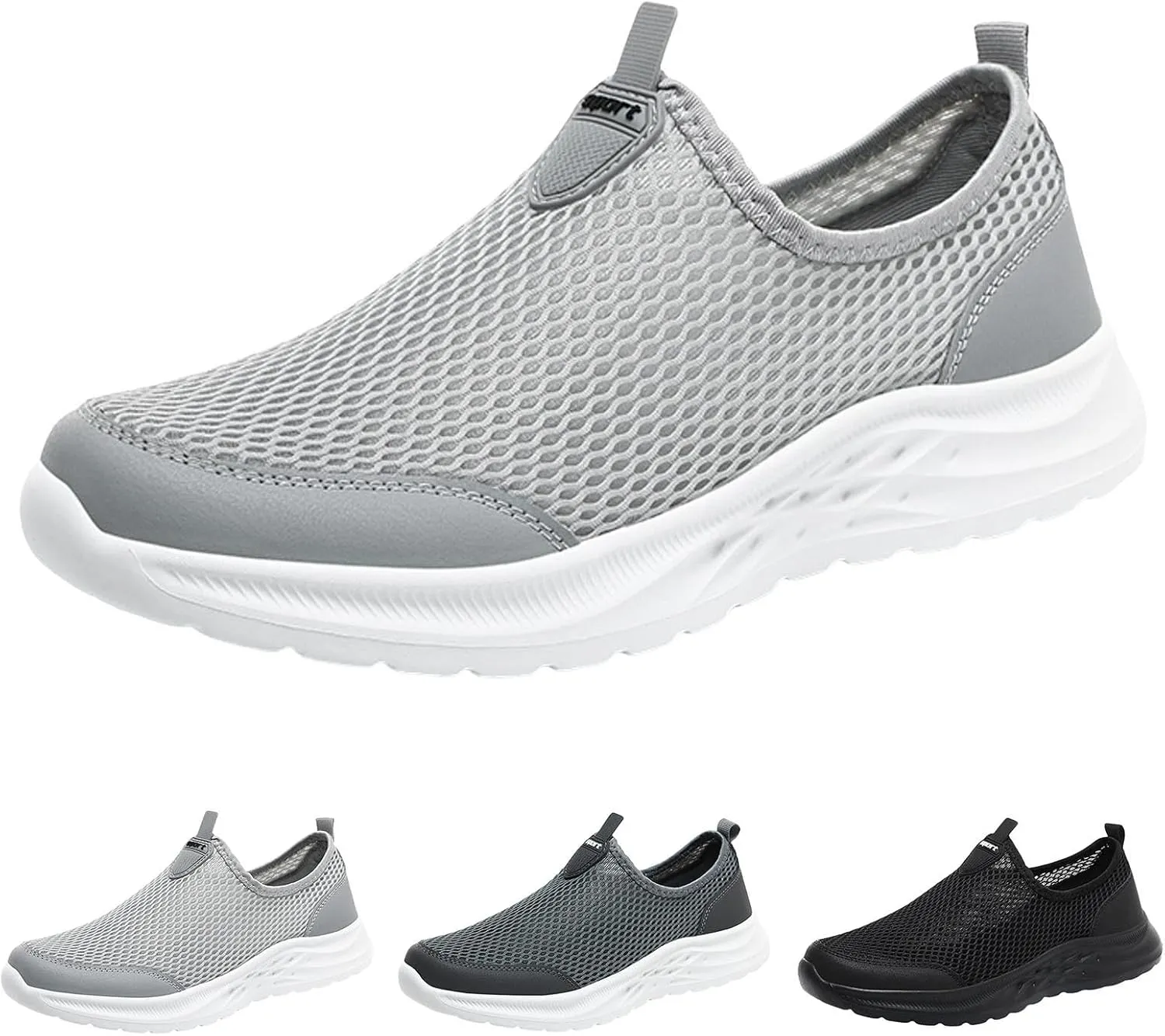 Mens Walking Shoes Mens Slip on Shoes Shoe for Men Slip on Shoe for Men Mesh Sport Sneaker