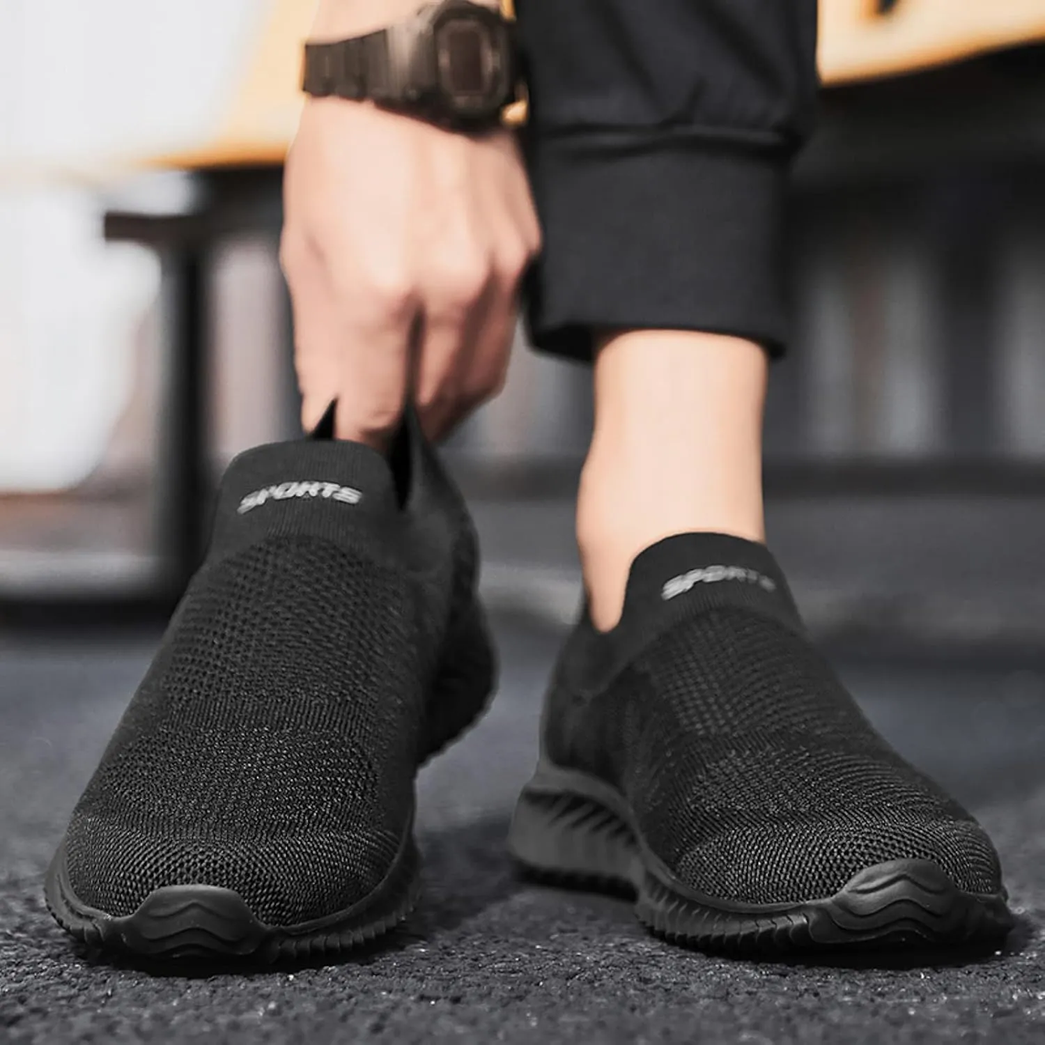 Mens Walking Shoes Men's Sneakers Slip on Shoe for Men Walking Shoe for Men Lightweight Sport Sneaker