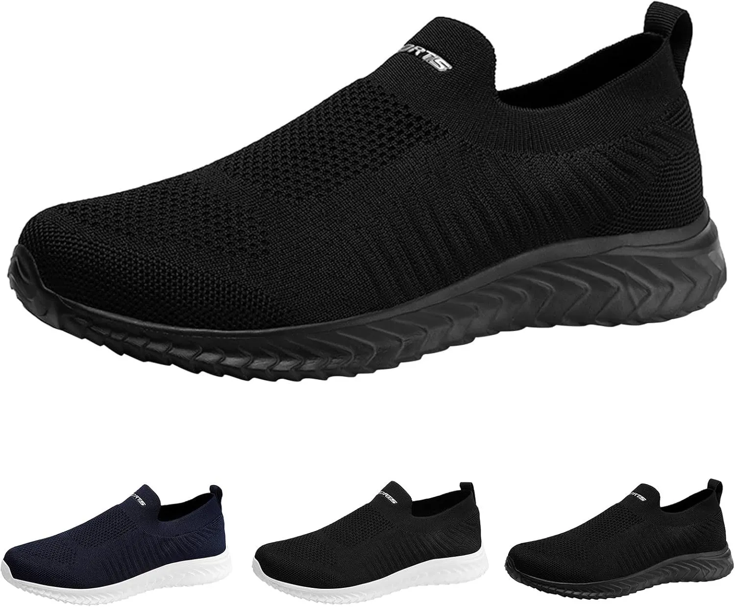 Mens Walking Shoes Men's Sneakers Slip on Shoe for Men Walking Shoe for Men Lightweight Sport Sneaker