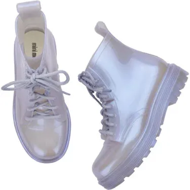 Mini Melissa Coturno Boots Pearly Blue