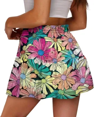 Mini Skirt for Women High Waist Skater Skirt Ruffle Slim Skirt Airy Soft Summer Short Skirt Dating Club Party Dress