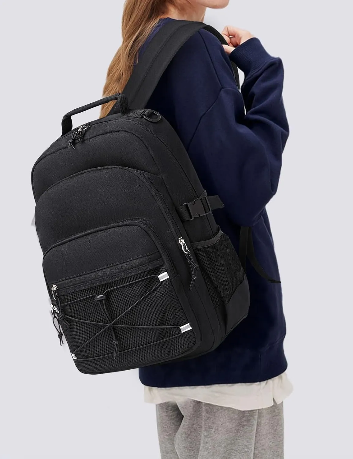 mygreen Stylish and Functional Teen Backpack - The Perfect Companion for Every Adventure Black