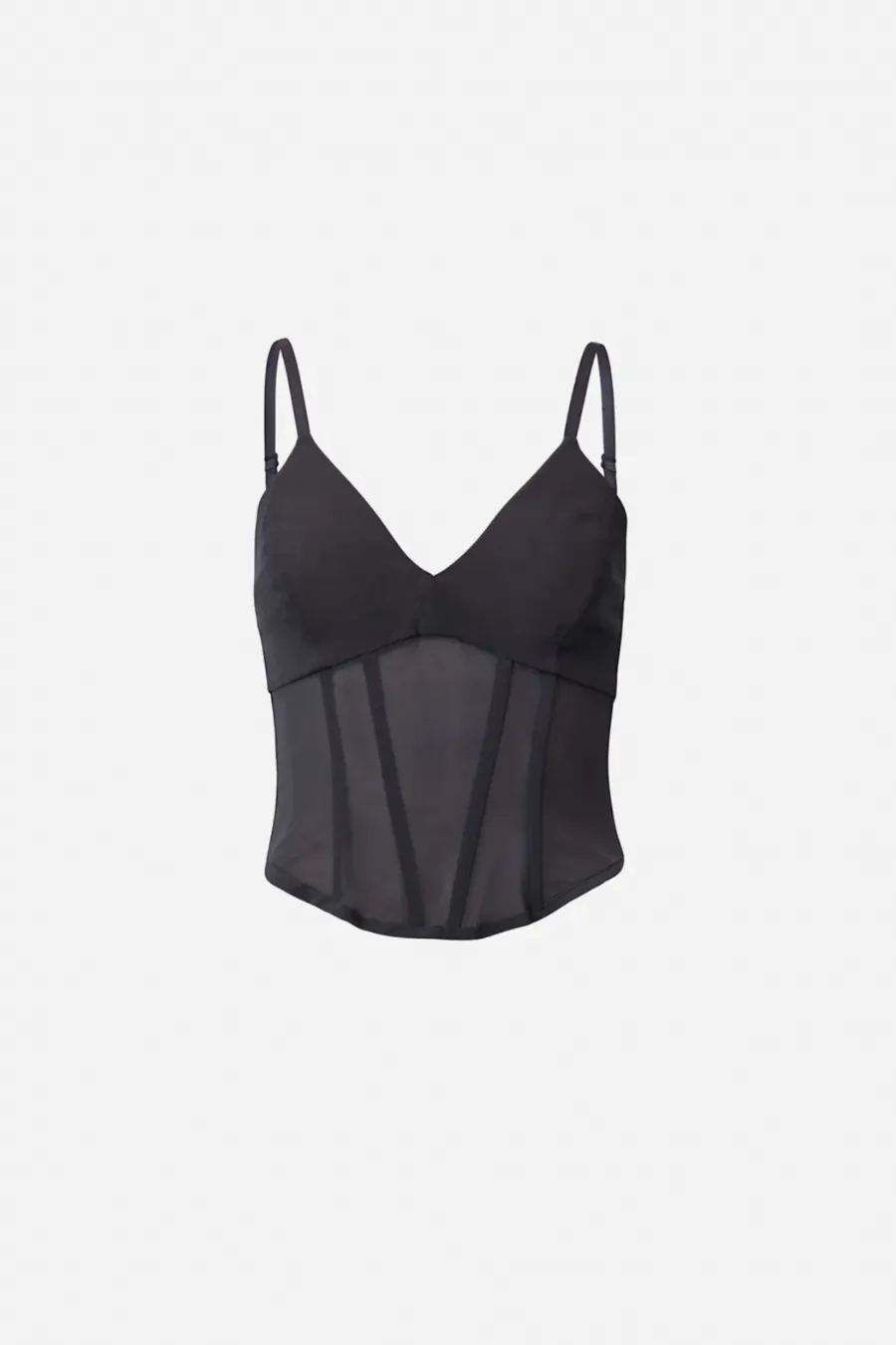 Omega Bustier Dark Silver