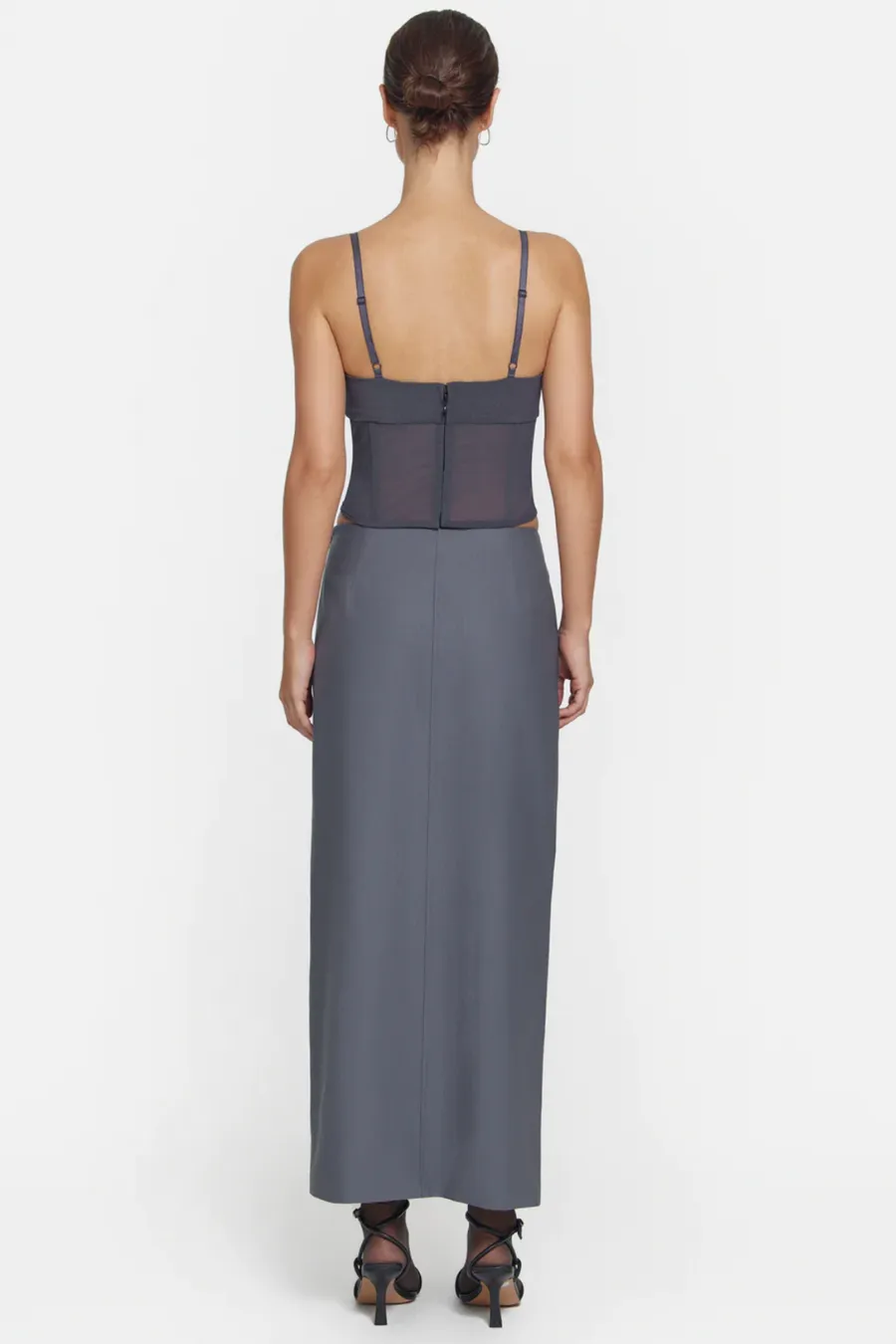 Omega Bustier Dark Silver