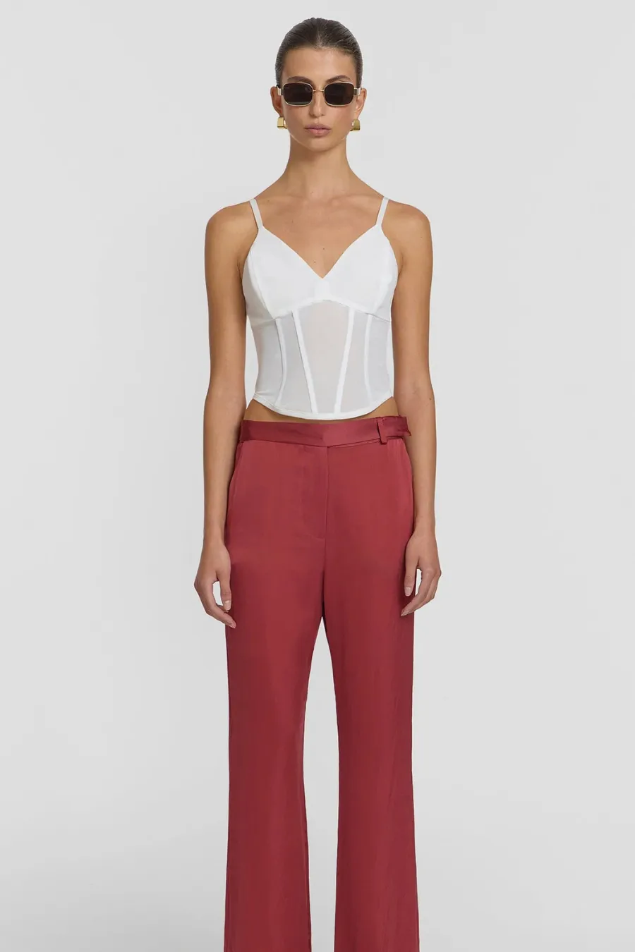 Omega Bustier White