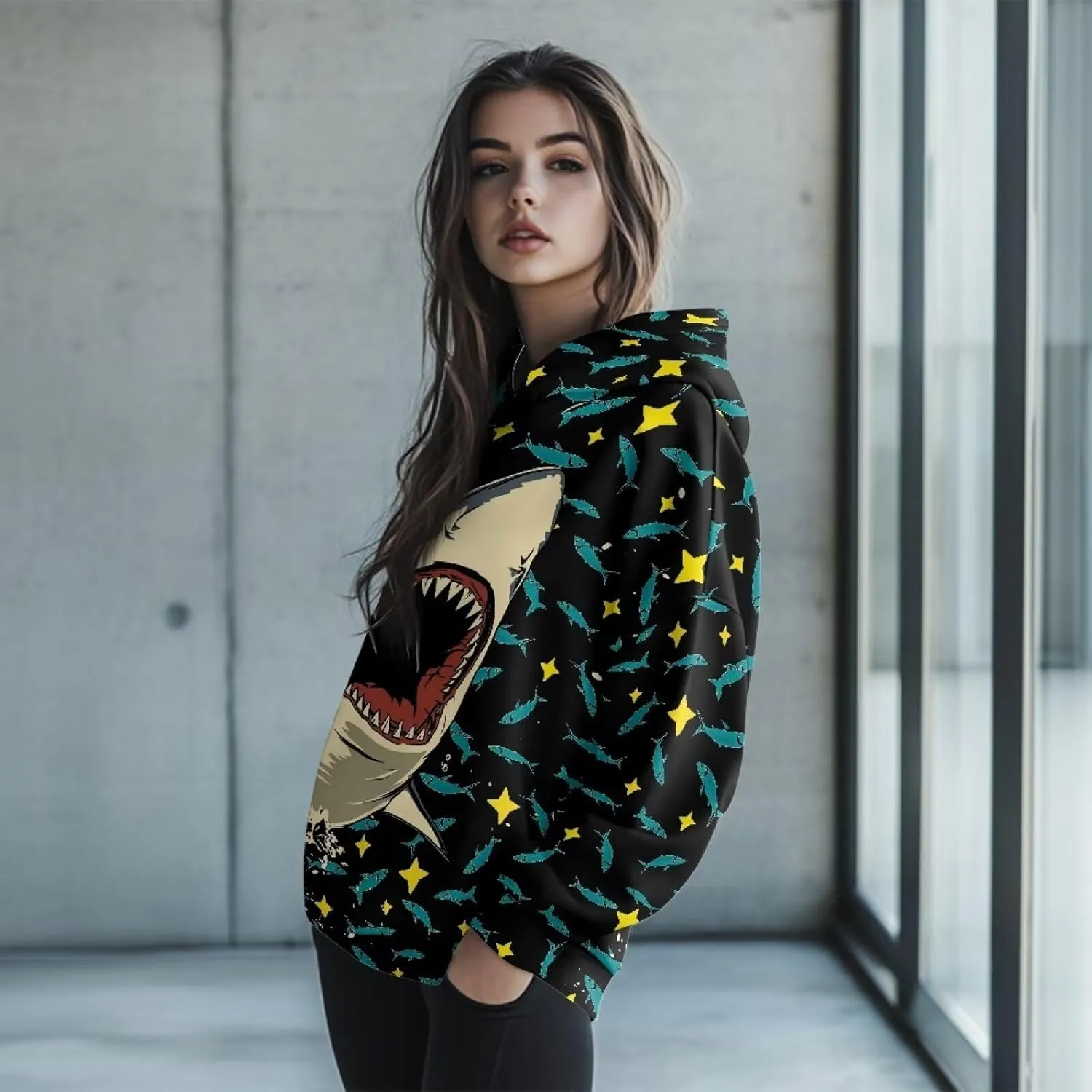 Oversized Hoodie for Women Trendy Long Sleeve Sweatshirts, Fashion Pullover Blouses Soft Outfits Clothes