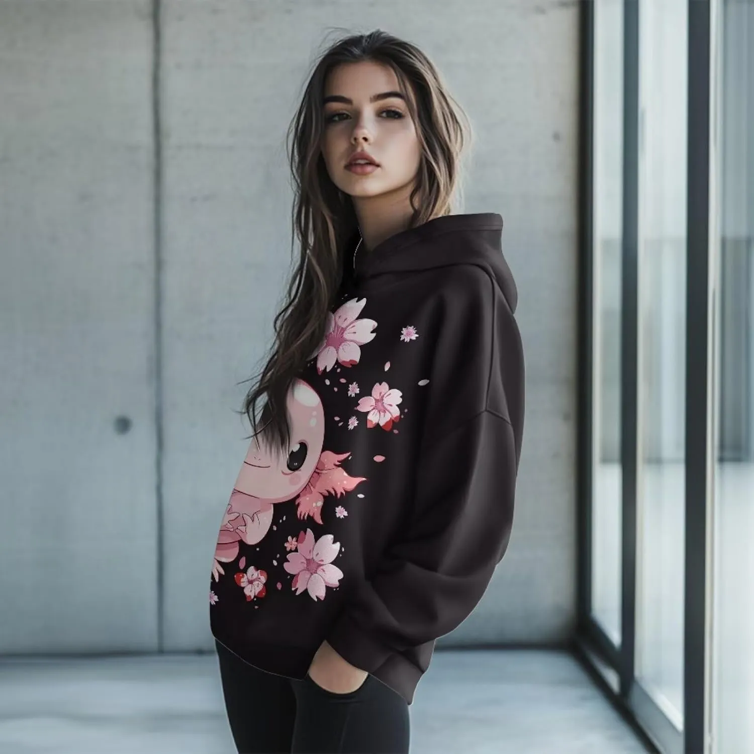 Oversized Hoodie for Women Trendy Long Sleeve Sweatshirts, Fashion Pullover Blouses Soft Outfits Clothes