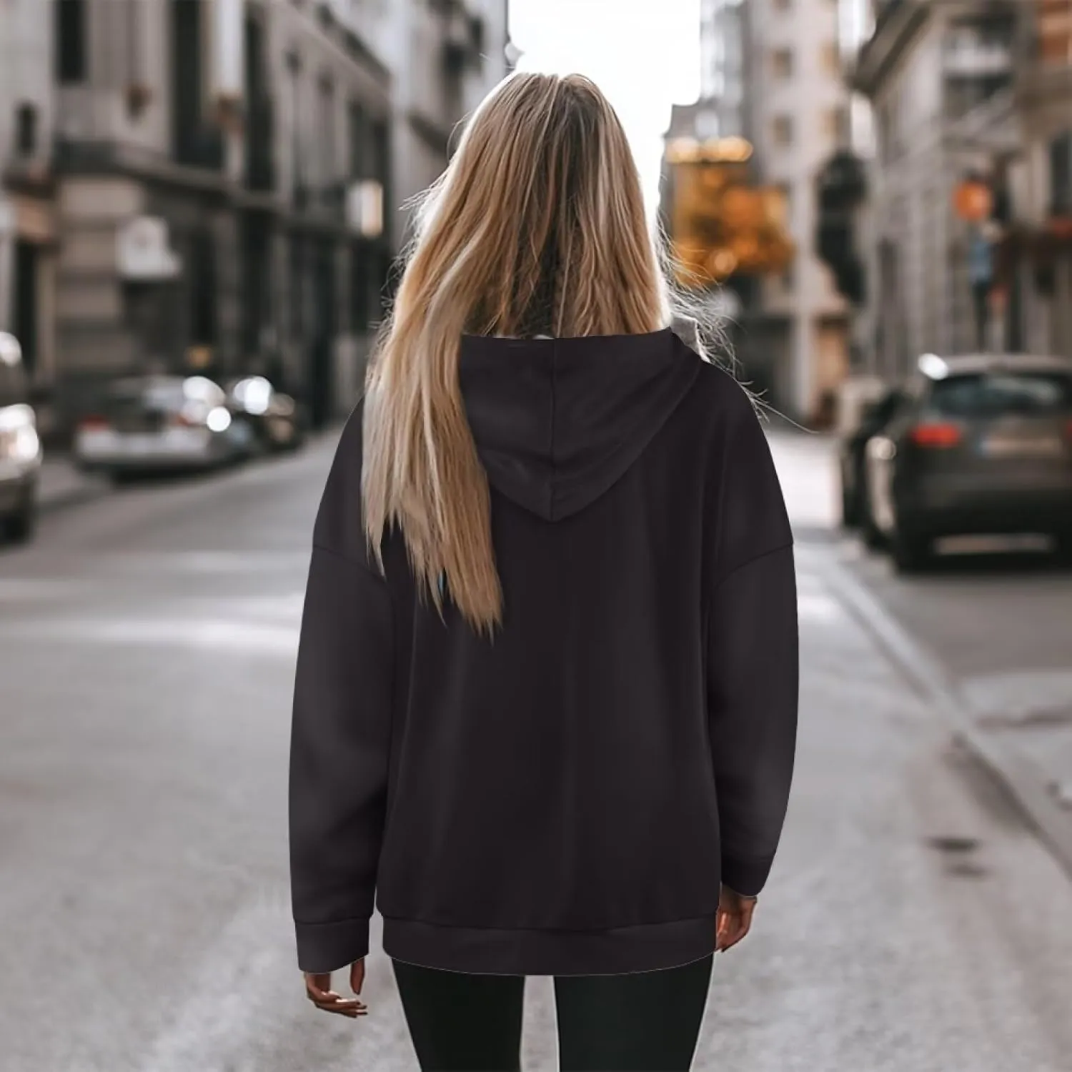Oversized Hoodie for Women Trendy Long Sleeve Sweatshirts, Fashion Pullover Blouses Soft Outfits Clothes
