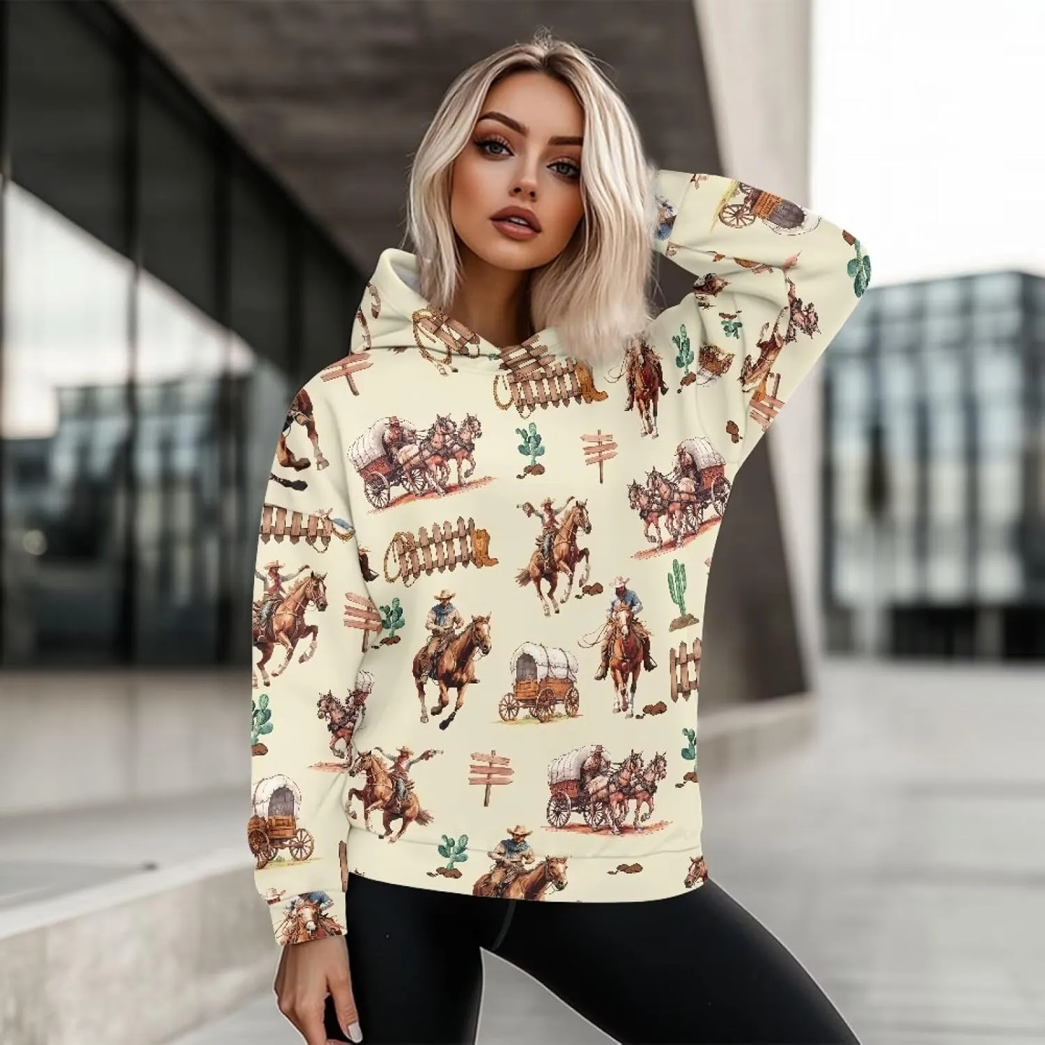 Oversized Hoodie for Women Trendy Long Sleeve Sweatshirts, Fashion Pullover Blouses Soft Outfits Clothes
