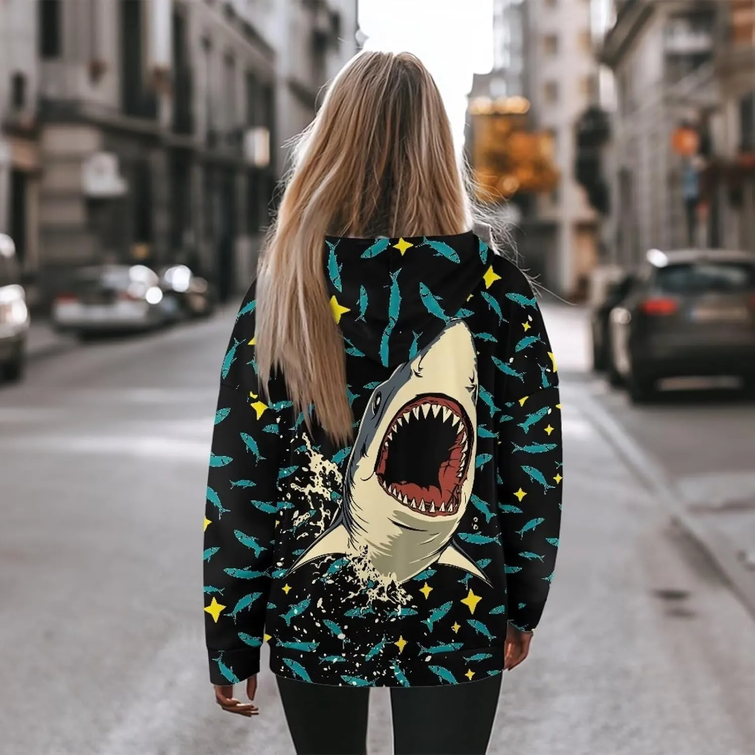 Oversized Hoodie for Women Trendy Long Sleeve Sweatshirts, Fashion Pullover Blouses Soft Outfits Clothes