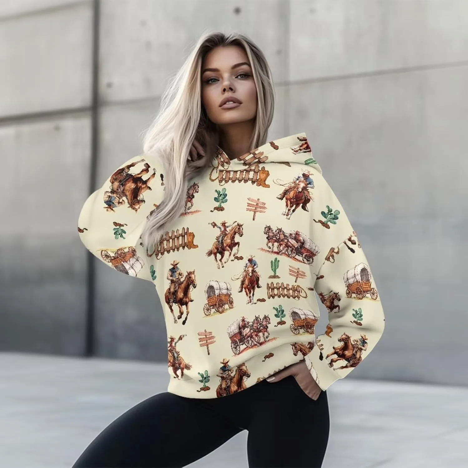 Oversized Hoodie for Women Trendy Long Sleeve Sweatshirts, Fashion Pullover Blouses Soft Outfits Clothes