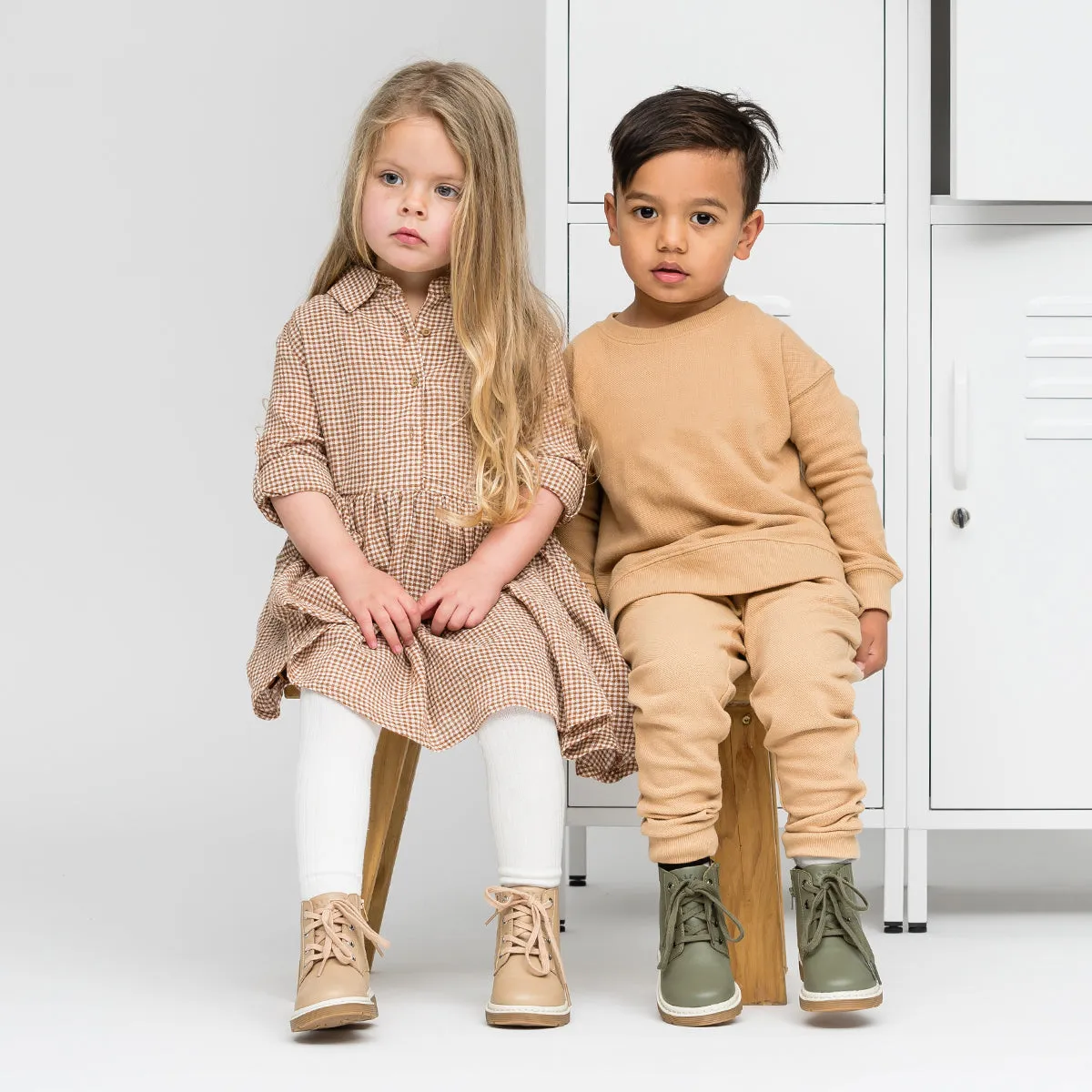 Pretty Brave London Boot - Khaki