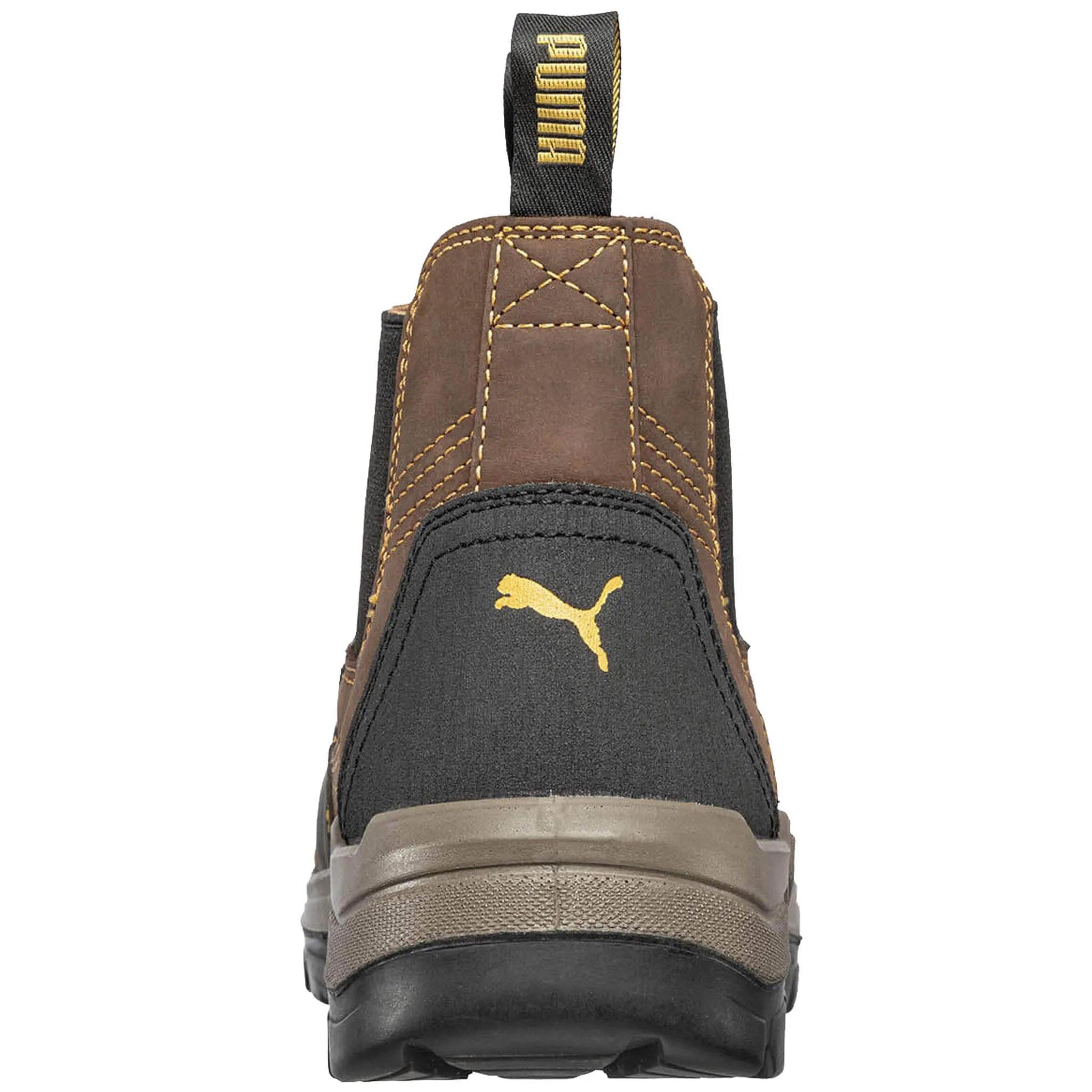 Puma Men's 630265 Tanami Mid Water-Resistant Composite Safety Toe Slip On Metal Free Work Boots
