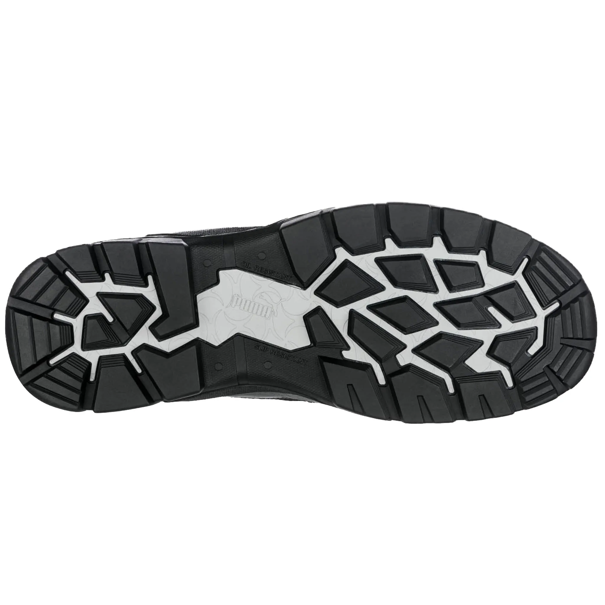 Puma Men's 630345 Tanami Black Mid Slip On Composite Safety Toe Metal Free Work Boots