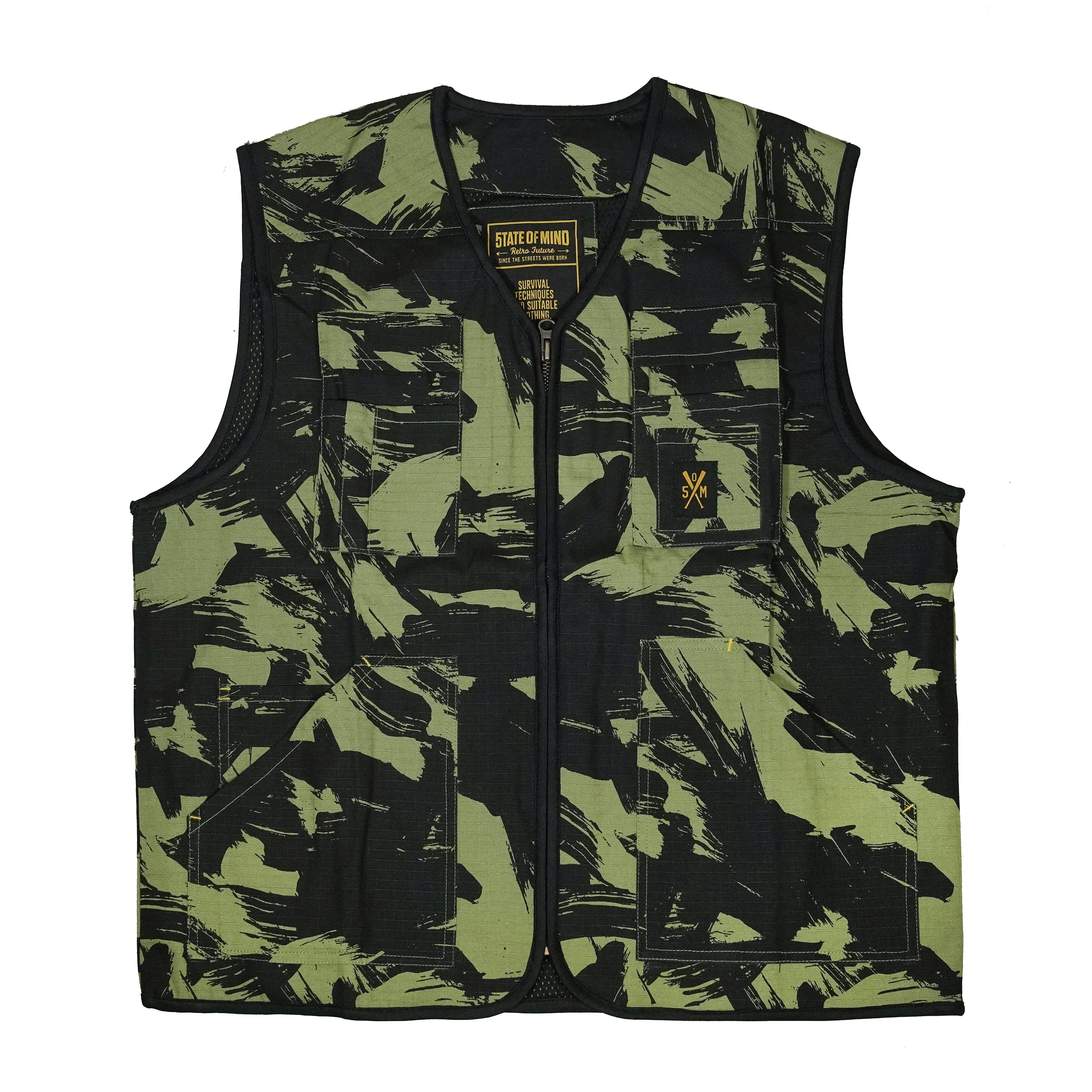 " RETROFUTURE COMBAT " Combat Vest Military Camo