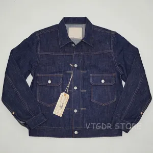 Repro Vintage 507XX Type 2 Denim Trucker Jean Jacket - Selvage Men's Coat